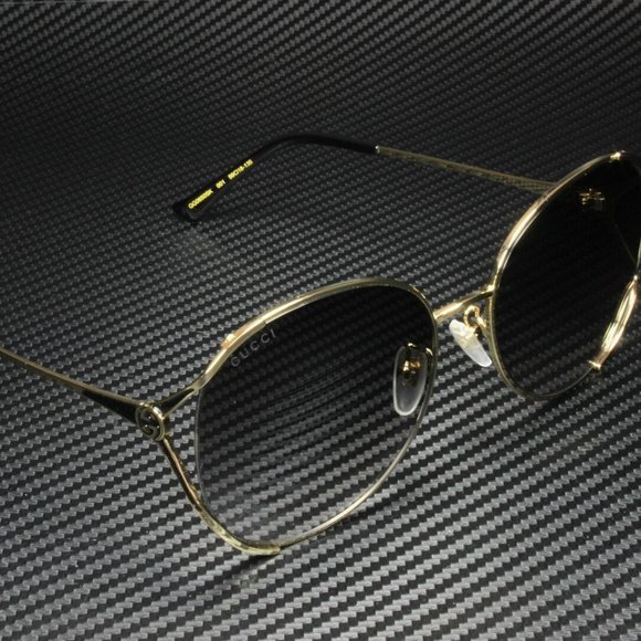 Gucci Black Gold 59mm Sunglasses - Picture 2 of 3